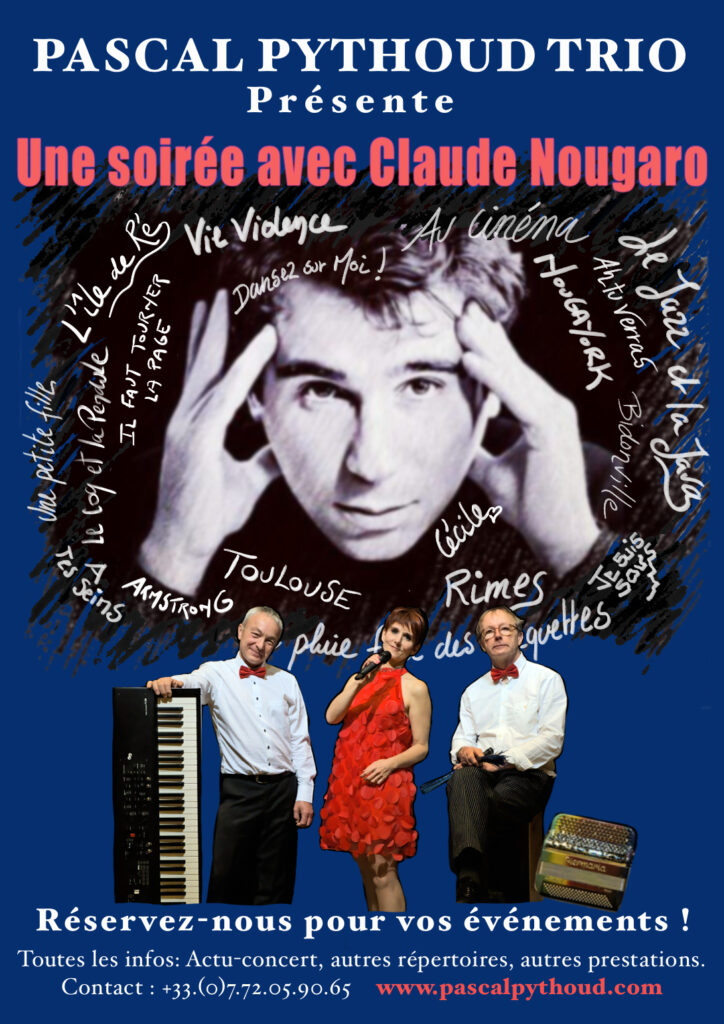 Flyer Nougaro avec infos contact